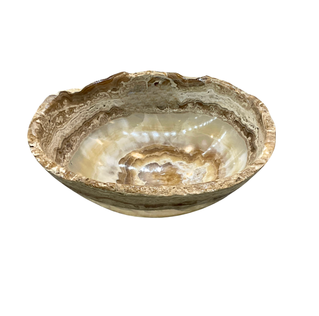 Onyx Bowl Quartz Crystalline
