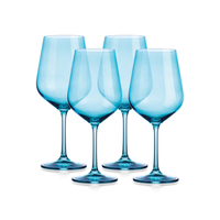 Colored Wine Glass Set of 4