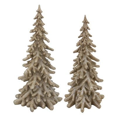 Glitter Christmas Tree Silver -