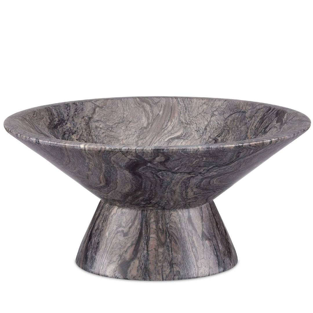 Bali Footed Bowl Black & Brown - Small.