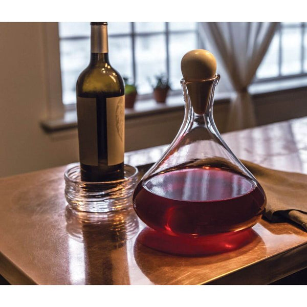 Vintner Wine Decanter With Marble Stopper