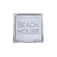 Beach House Acrylic Coaster Set of 6