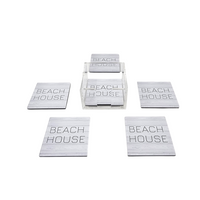 Beach House Acrylic Coaster Set of 6