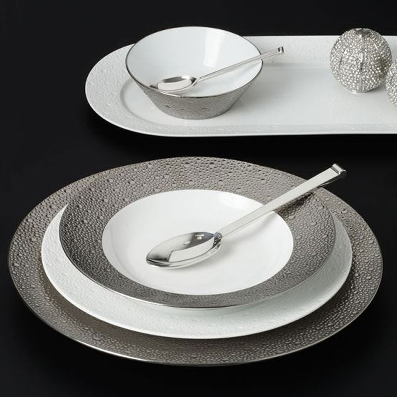 Ecume Platinum Dinnerware