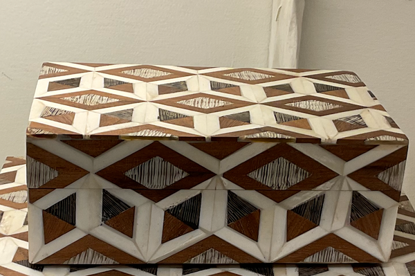 Wood Inlay Etched Box