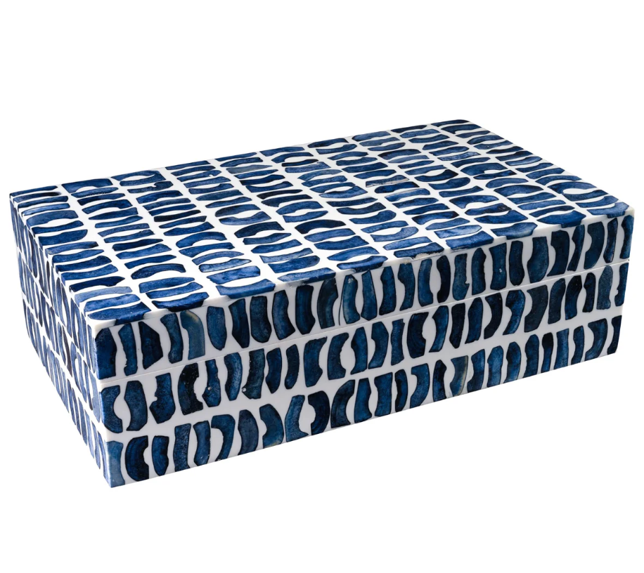 Blue Strokes Box -
