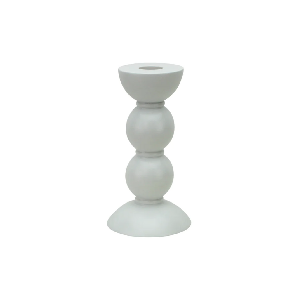 Bobbin Candlestick White