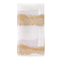 Brushstroke Napkin Gold Set of 4