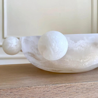 Bubble Bowl Large - alabaster. 