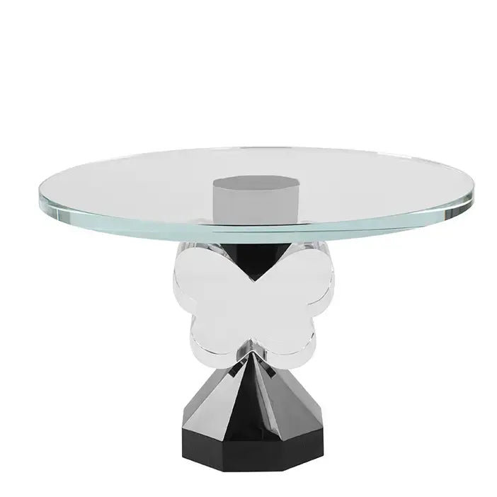 Butterfly Cake Stand Clear & Black