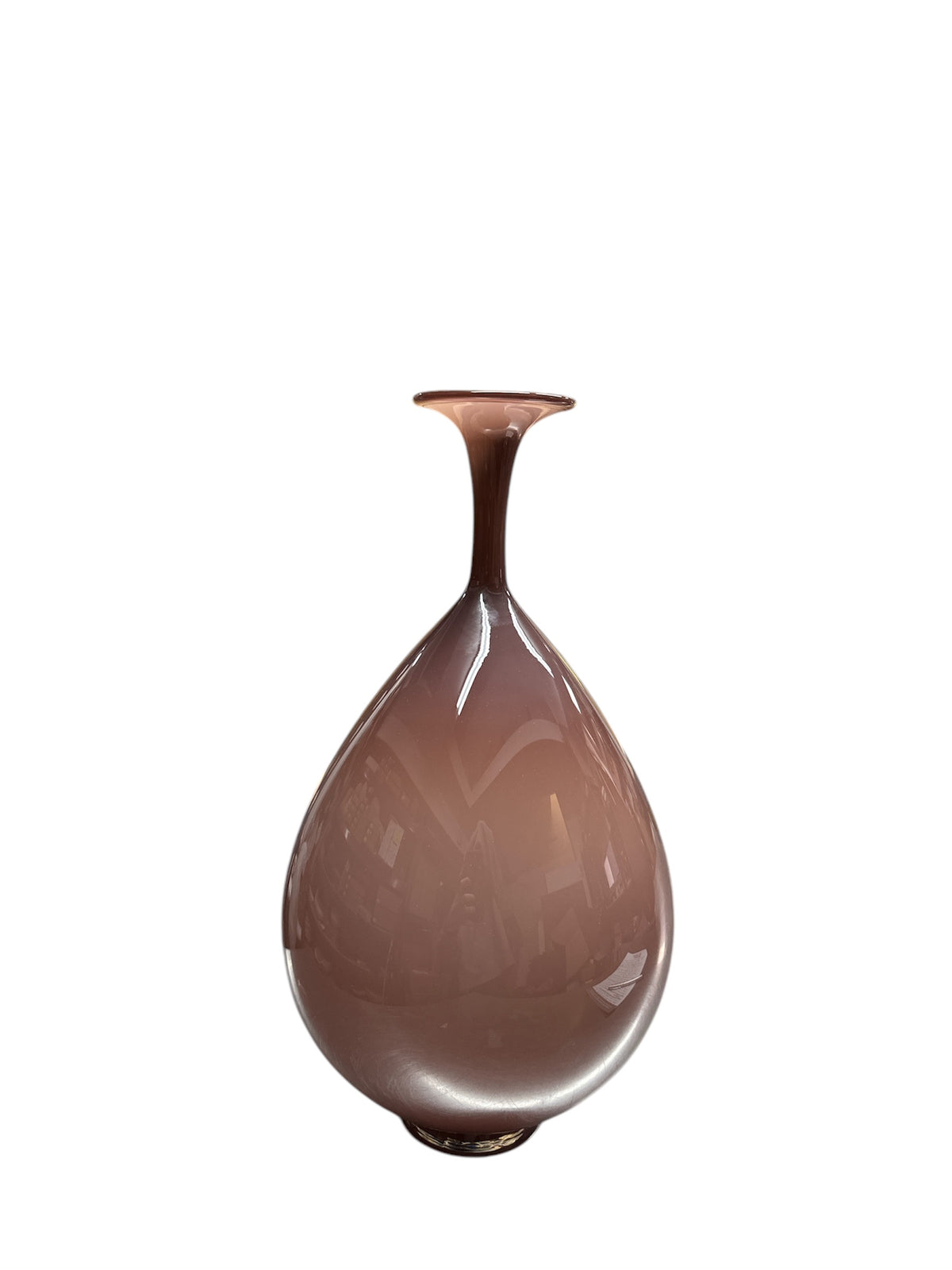 Trumpet Vase Aubergine