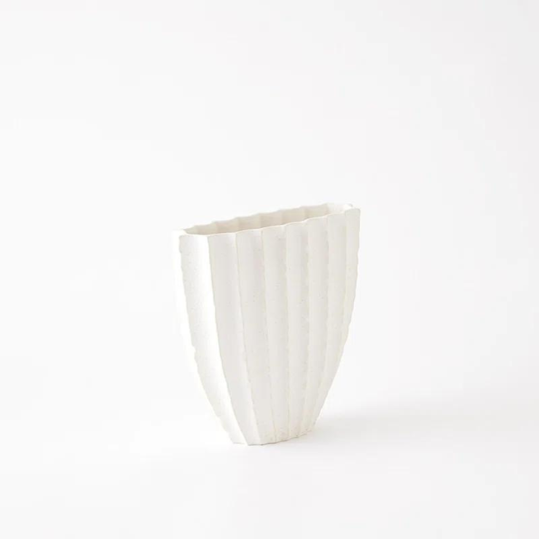 Cactus Vase White - Small.