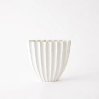 Cactus Vase White - Small.