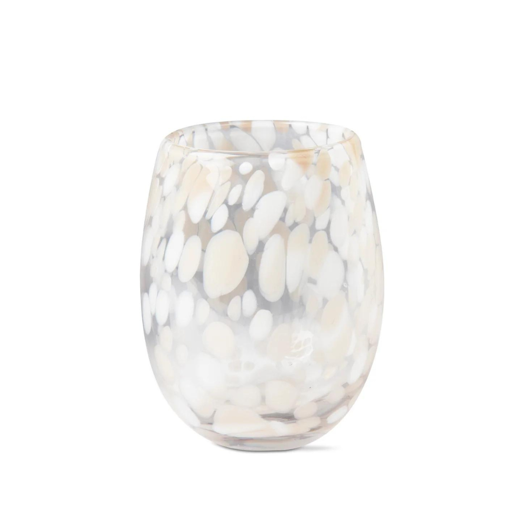 Carousel Sand Stemless Wine Glass