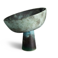 Terra Bowl on Stand Bronze