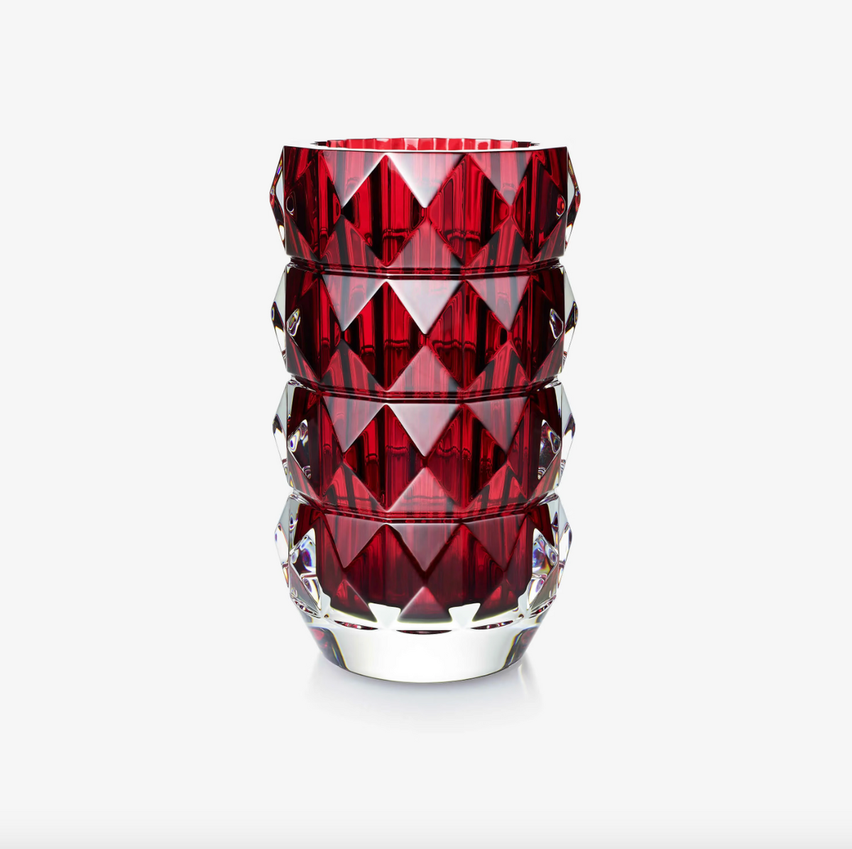 Louxor Round Vase Red