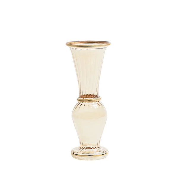 Champagne Trumpet Bud Vase. 