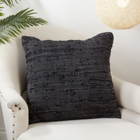 Chindi Pillow - Black 22 x 22.