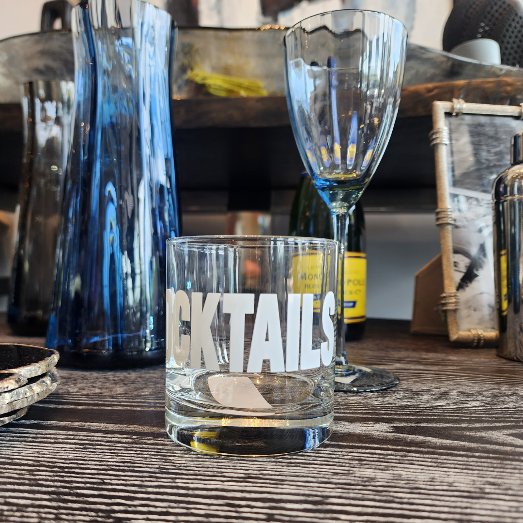 Rocks Glass White - Cocktails.