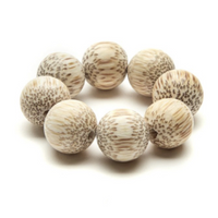 Coco Wood Napkin Ring Set of 4 - Ivory