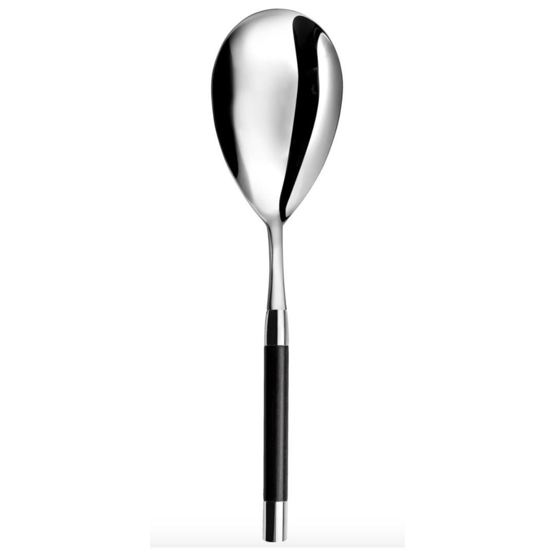 Conty Black Wood Large Serving Spoon
