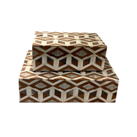 Wood Inlay Etched Box