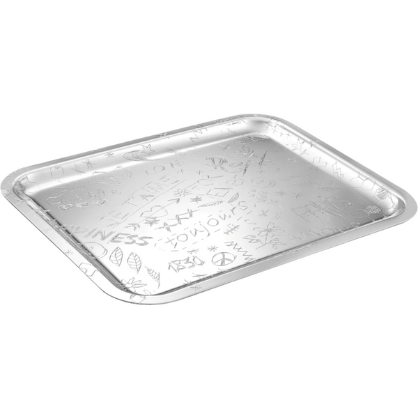 LOVE Graffiti Christofle Silver Plated Tray – Current Home NY