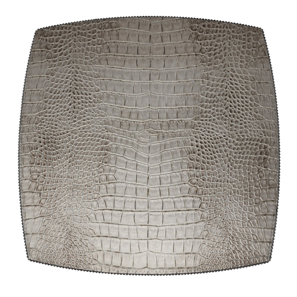 Croco Muddy Bronze Placemats - Set of 4.