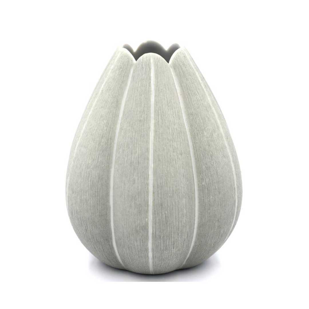 Crocus Vase Grey - Small.