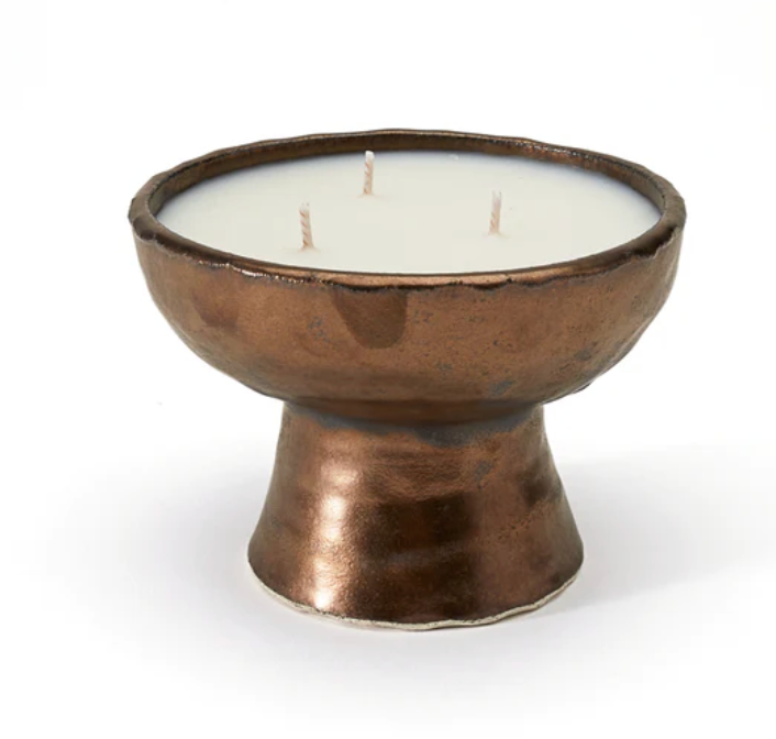 Jack Candle Hammered Heritage Bronze