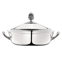 Malmaison Silver Plated Vegetable Dish with Lid