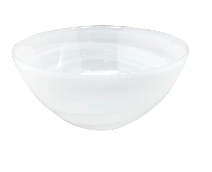 Swirl Alabaster Dinnerware White Set of 4