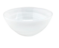 Swirl Alabaster Dinnerware White Set of 4