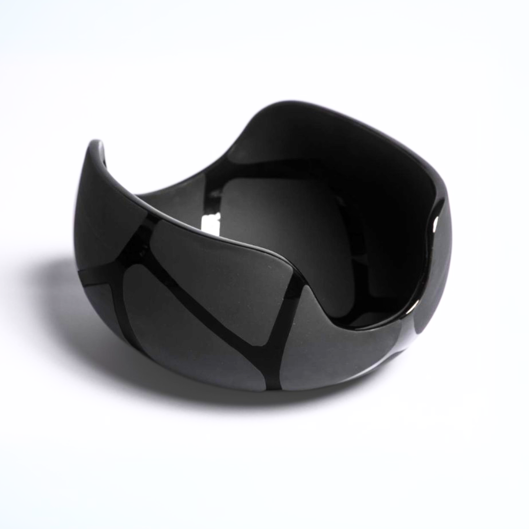 Gourd Black Matte Bowl