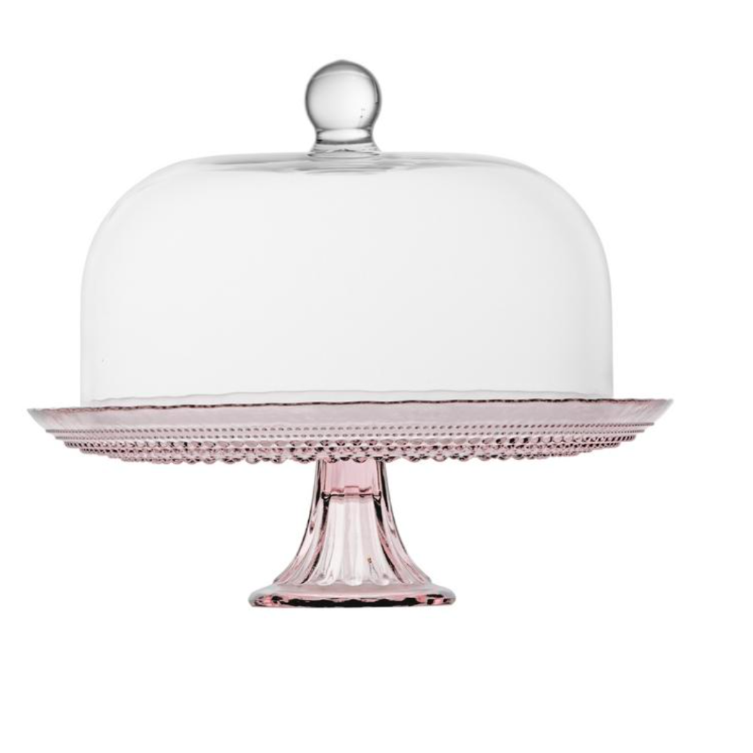 Jupiter 13" Cake Stand and Dome Set