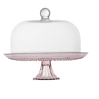 Jupiter 13" Cake Stand and Dome Set