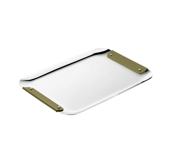 Club Rectangle Tray  - Stainless Steel Imperial  - 13" x 9"