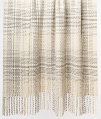 Rustic Alpaca Plaid Throw -