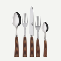 Nature Flatware 5 Piece Setting-Light Wood