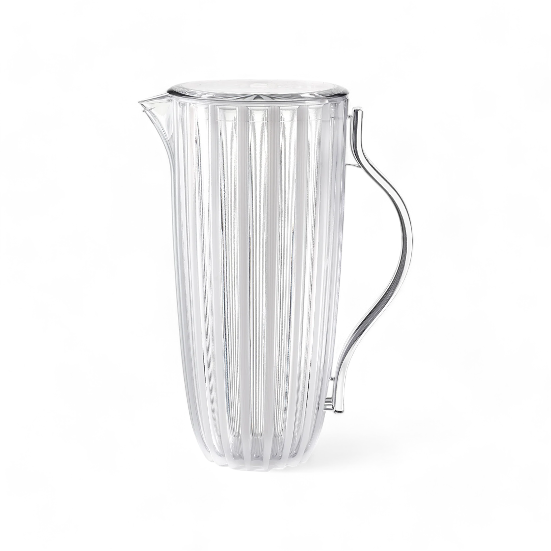 Dolce Vita Pitcher with Lid - White.