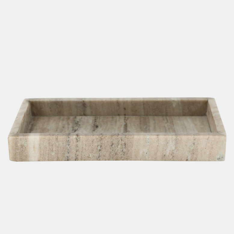 Blarney Beige Marble Rectangle Tray