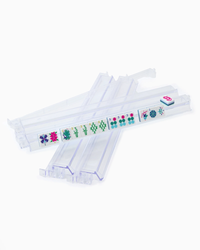 Mahjong Rack & Pusher Set - Clear
