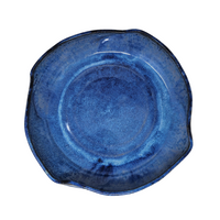 Twister Bowl Dripping blue large by David Changar.