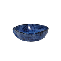 Twister Bowl Dripping blue medium by David Changar.