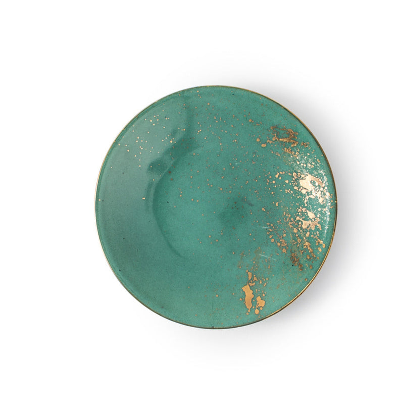 Golden Green Dinnerware