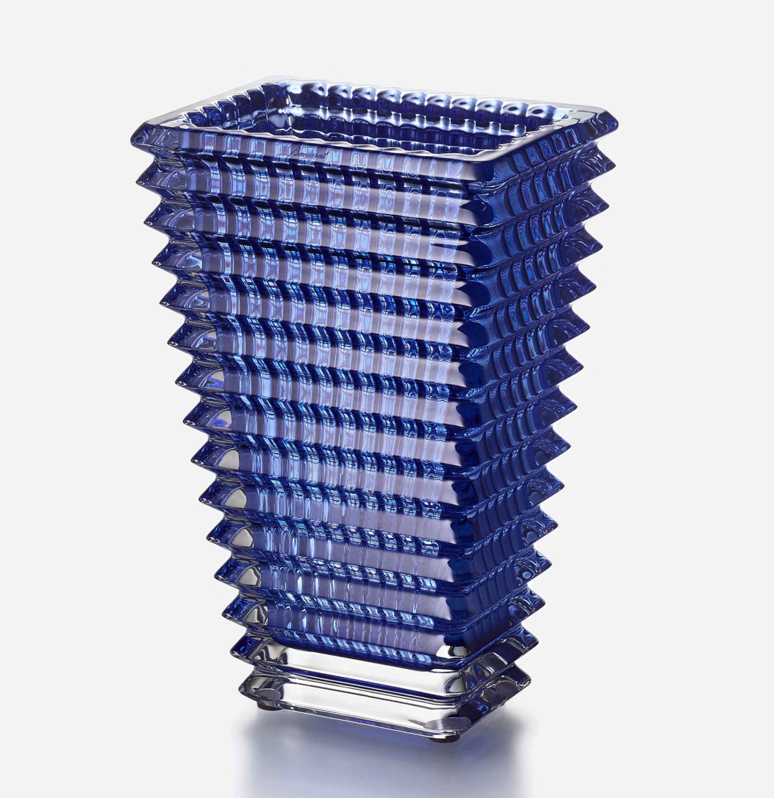 Eye Vase Rectangular Small - Blue