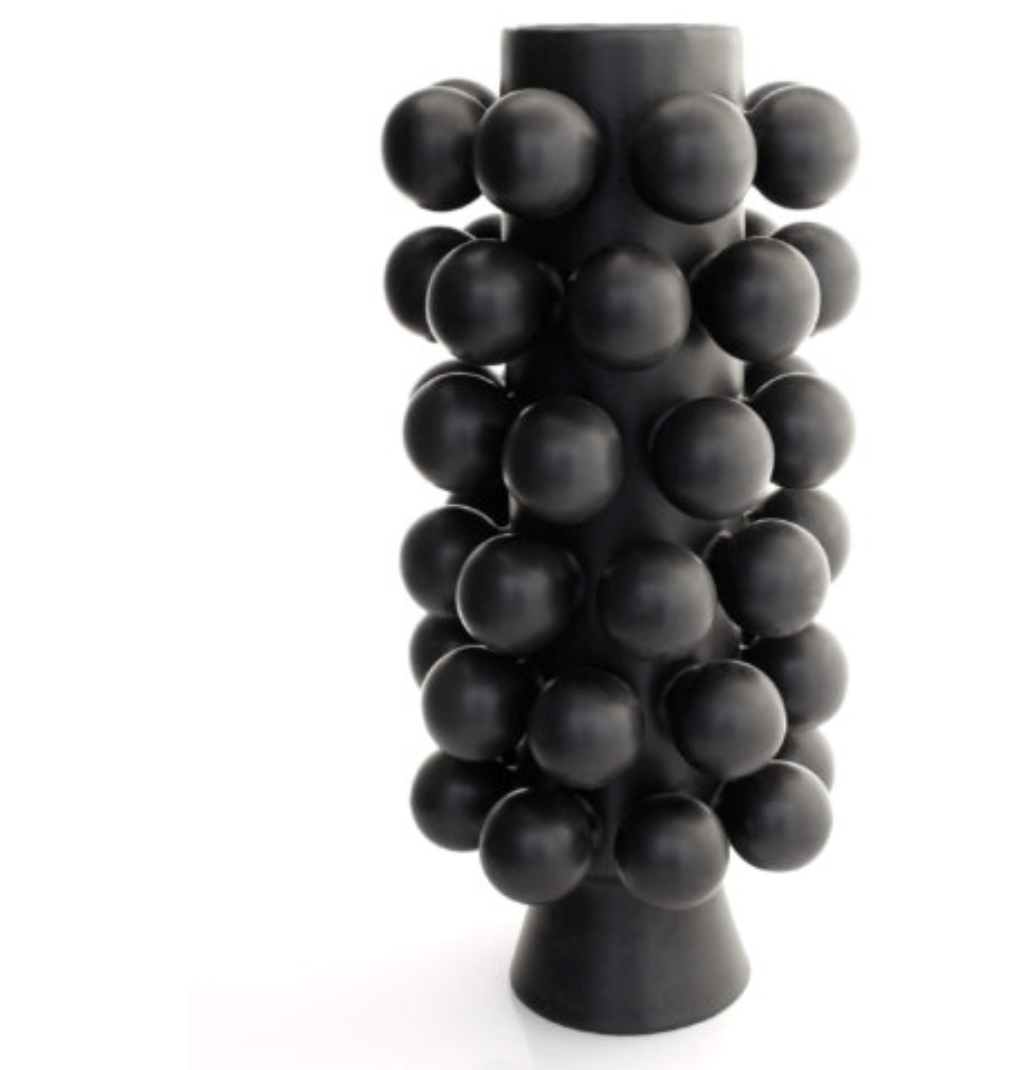 Nimbus Tall Vase - Onyx