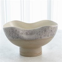 Cream Rises Dented Bowl