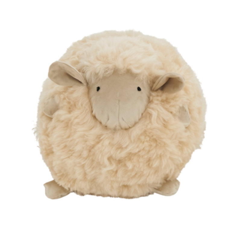 Baby Lamb Round Pillow -13'D