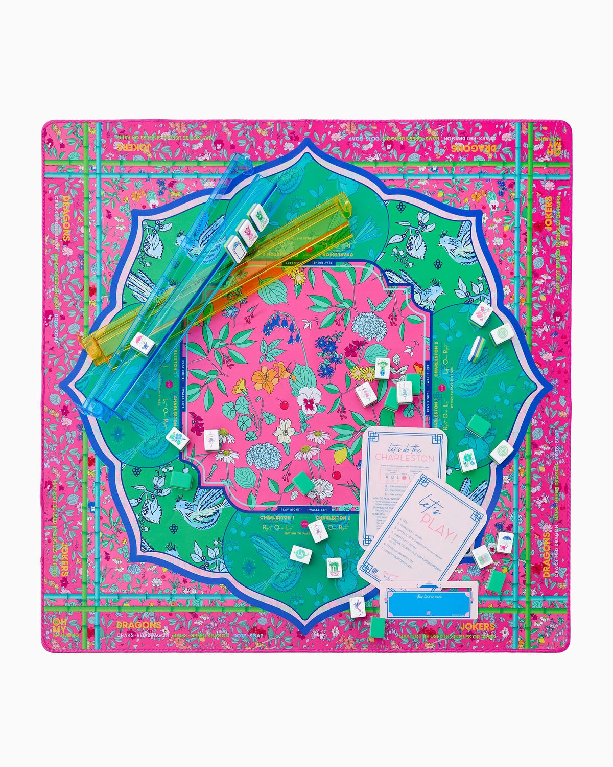 Mahjong Rack & Pusher Set - Multi